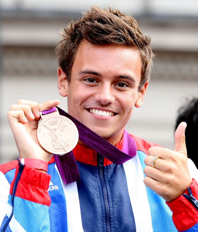 His father Rob died from cancer before Tom won bronze at the 2012 Olympics