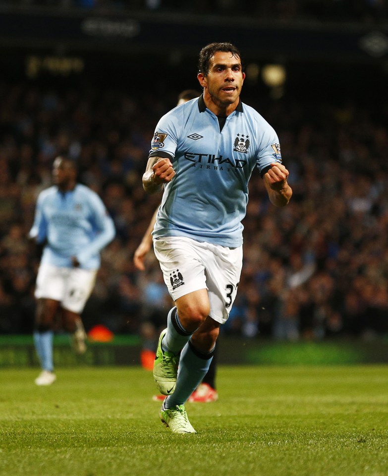 Carlos Tevez became the world's first £1m-a-week player when he joined Man City