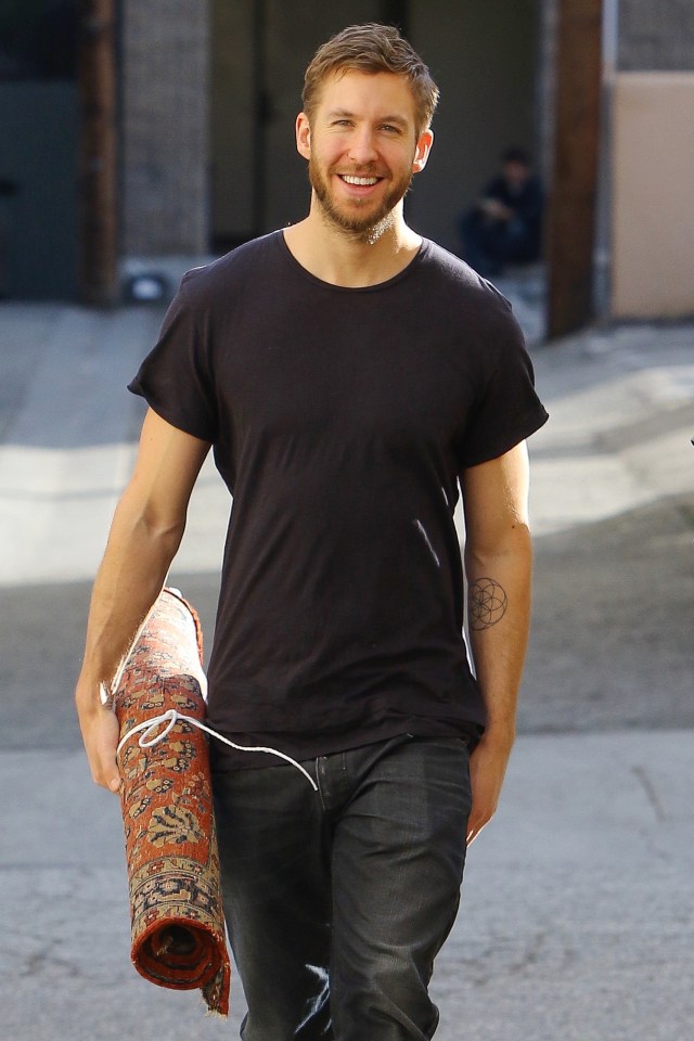 Calvin Harris picks the perfect carpet