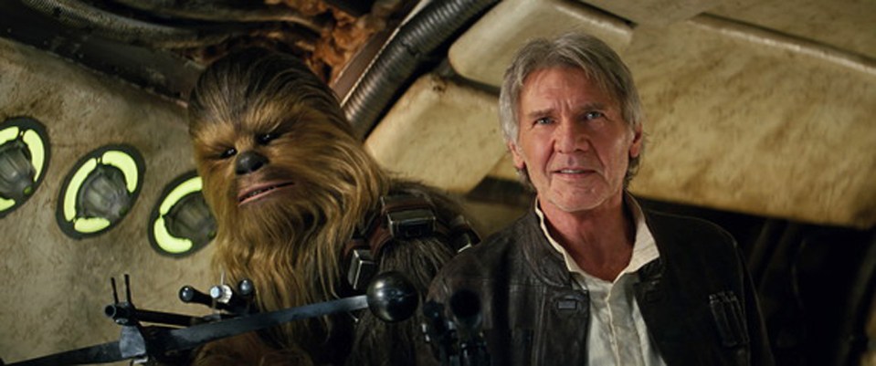 The veteran actor reprised the role in The Force Awakens