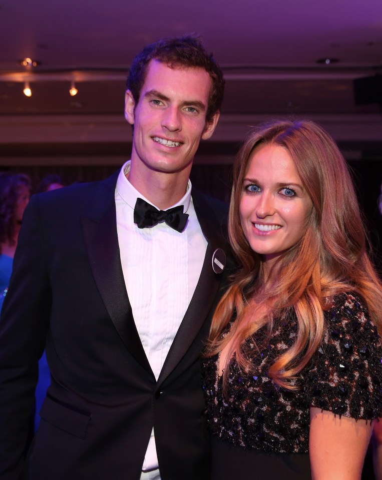 Andy Murray and wife Kim