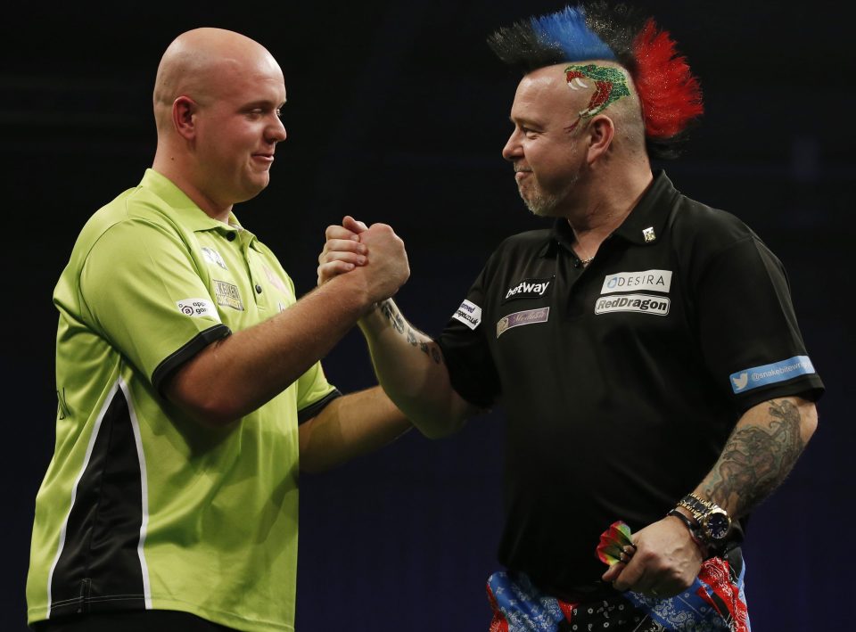 Dutchman Van Gerwen has toppled the likes of Scottish star Peter Wright 