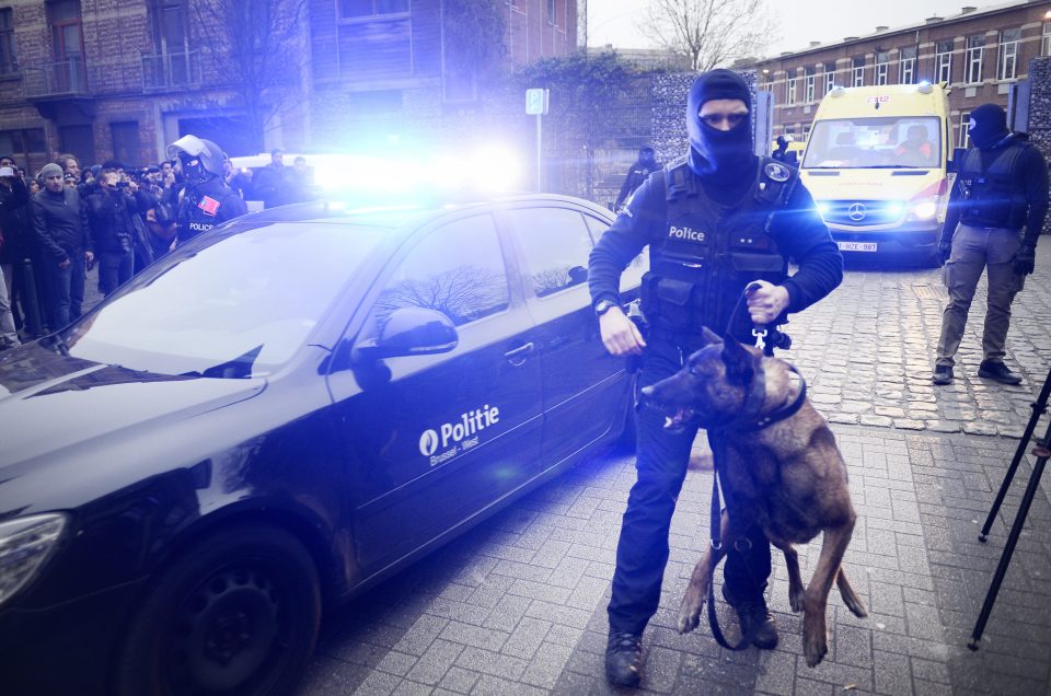 Paris terror suspect Salah Abdeslam captured by police, Brussels, Belgium - 18 Mar 2016
