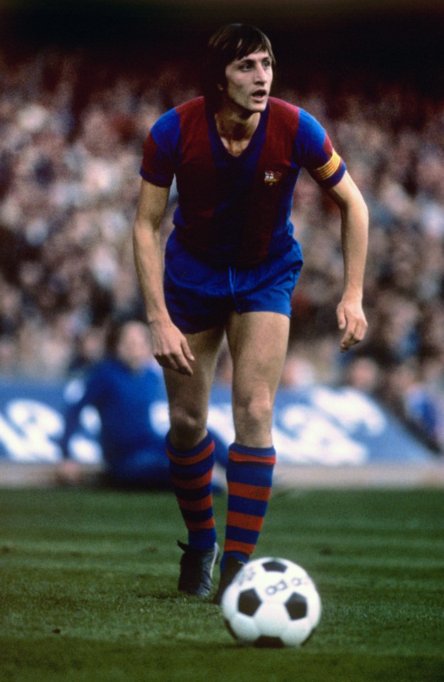 Barcelona made Johan Cruyff the most expensive player in the world in 1973