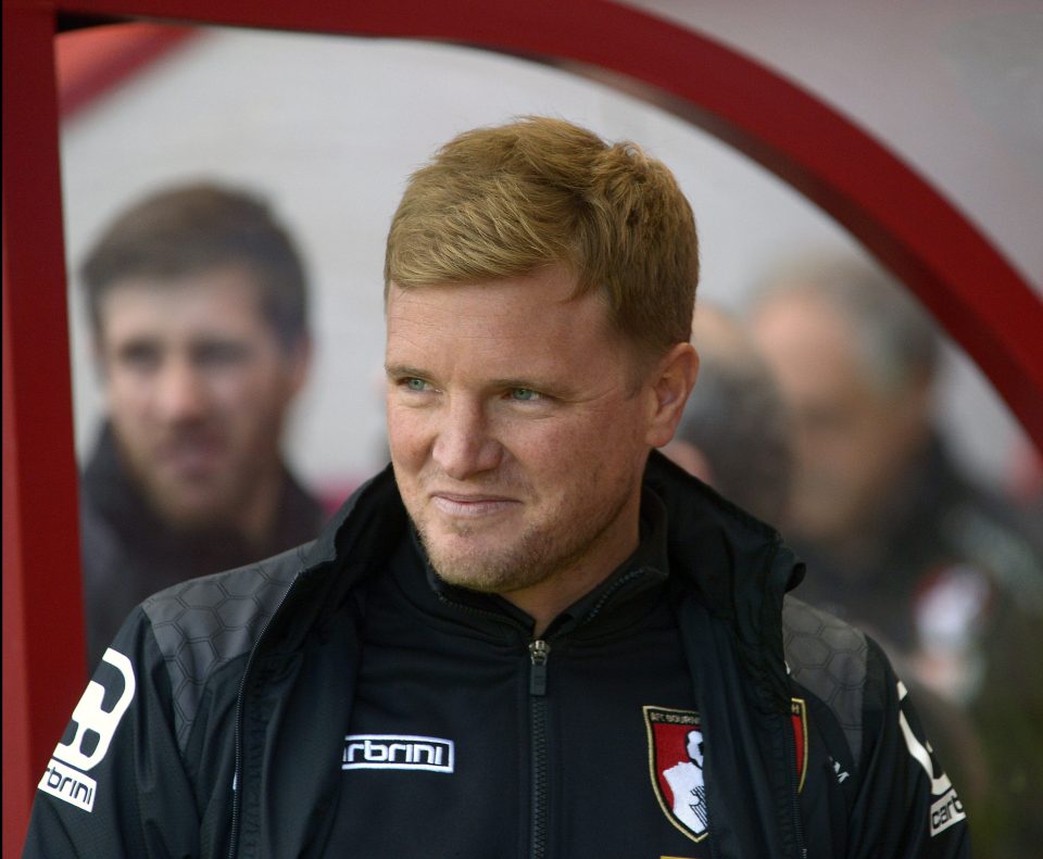 Bournemouth manager Eddie Howe has been linked with the role as his No 2