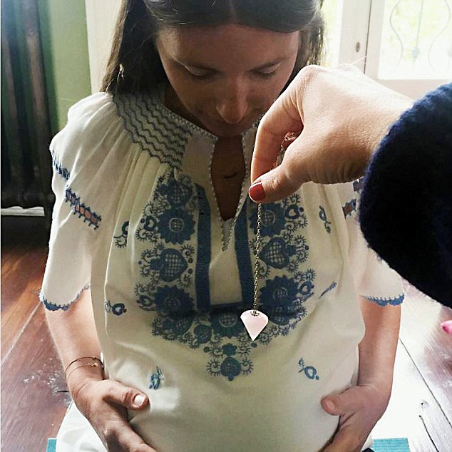Jools is due to give birth next month in August