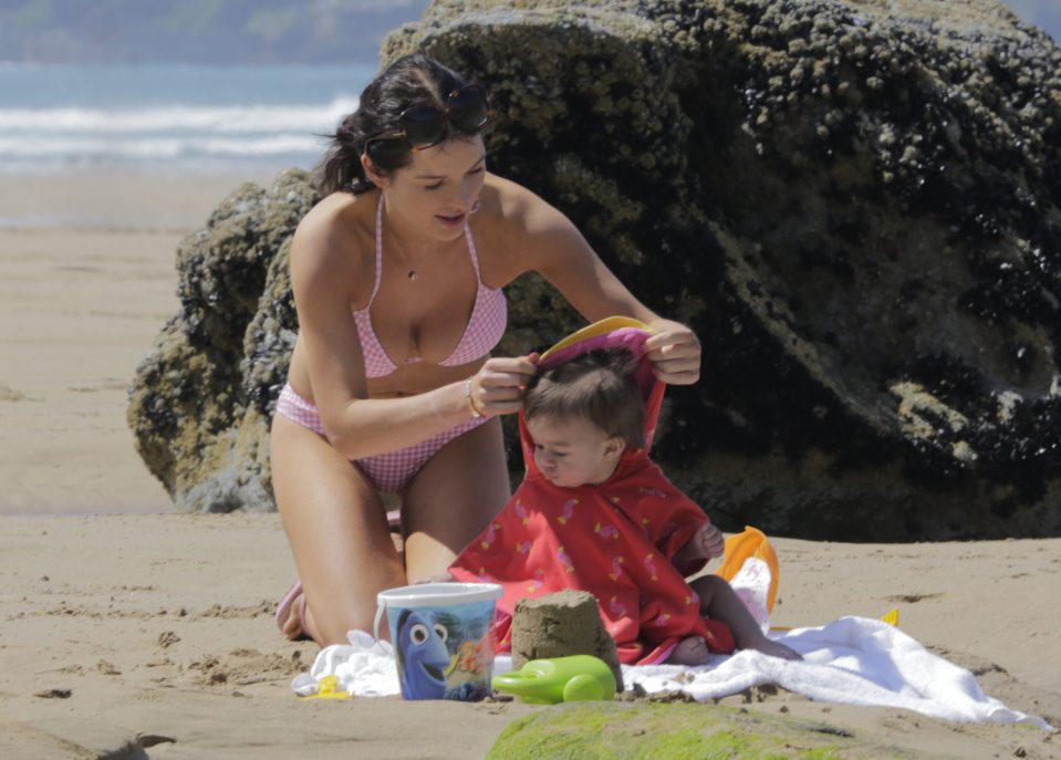 Helen Flanagan and daughter Matilda