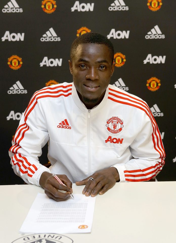 MANCHESTER, ENGLAND - JUNE 08: Manchester United's new signing Eric Bailly is unveiled at Old Trafford on June 8, 2016 in Manchester, England. (Photo by Tom Purslow/Man Utd via Getty Images)