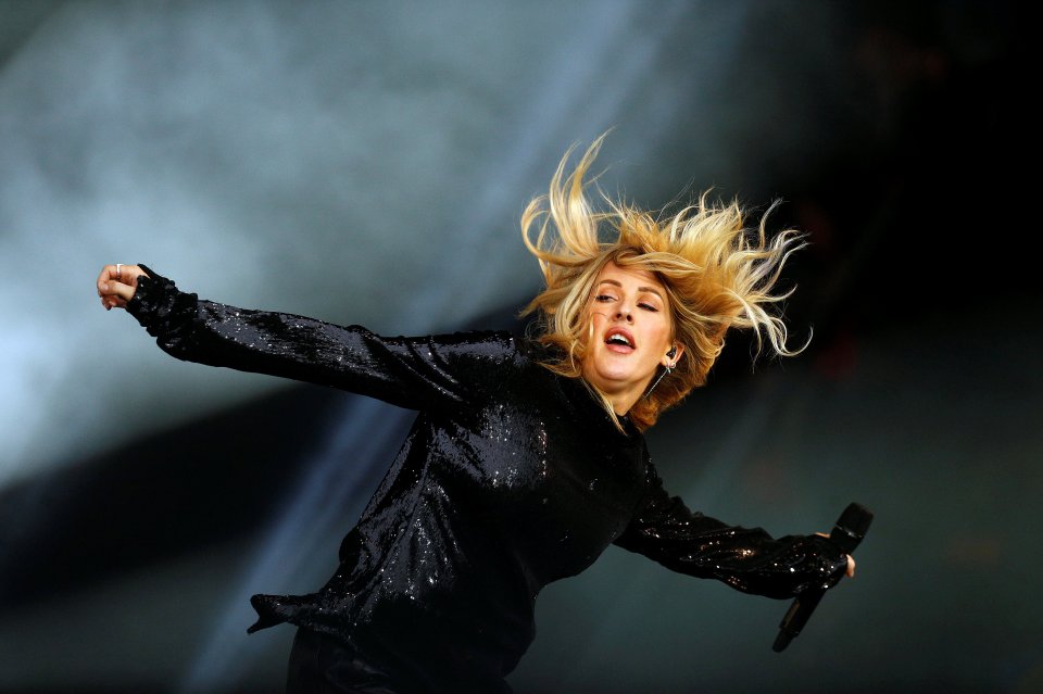 The Burn singer whipped up a storm on the Glastonbury stage