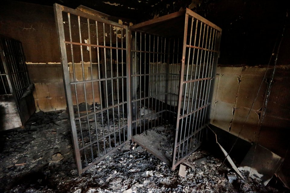 ISIS prisons contained cages barely big enough to stand in, which were used to house captives and residents who disrespected Islamic law