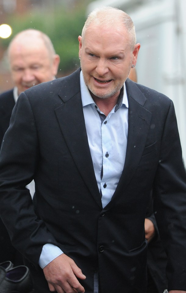 Paul Gascoigne in court