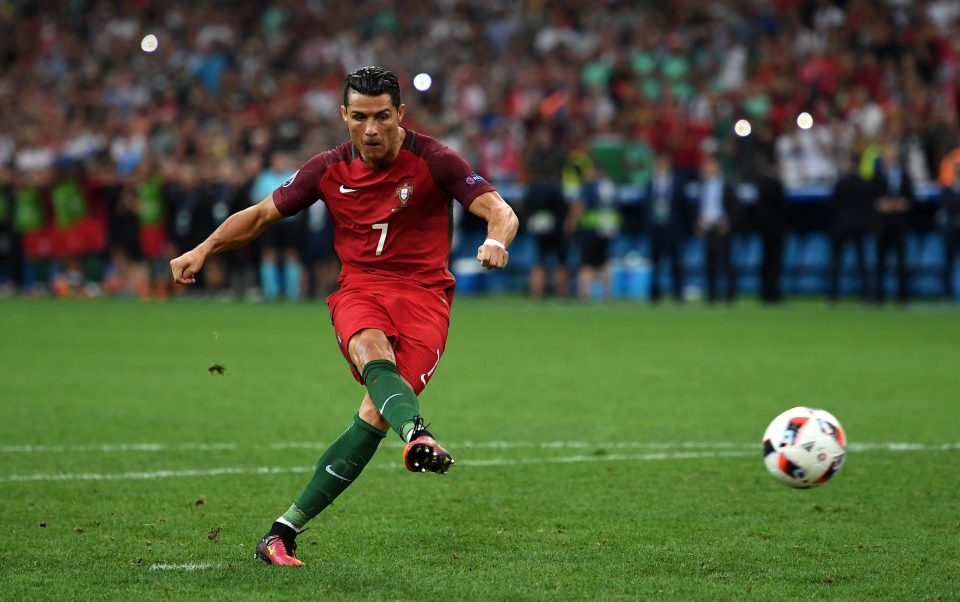 Cristiano Ronaldo scored the first penalty in Portugals shootout victory
