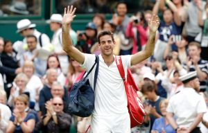 It's a case of many happy returns as Argentinian ace Juan Martin Del Potro wows Centre Court