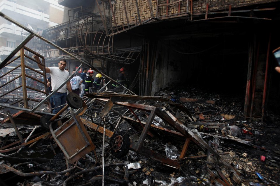 Reporters at the scene said many of those killed in the blast were children