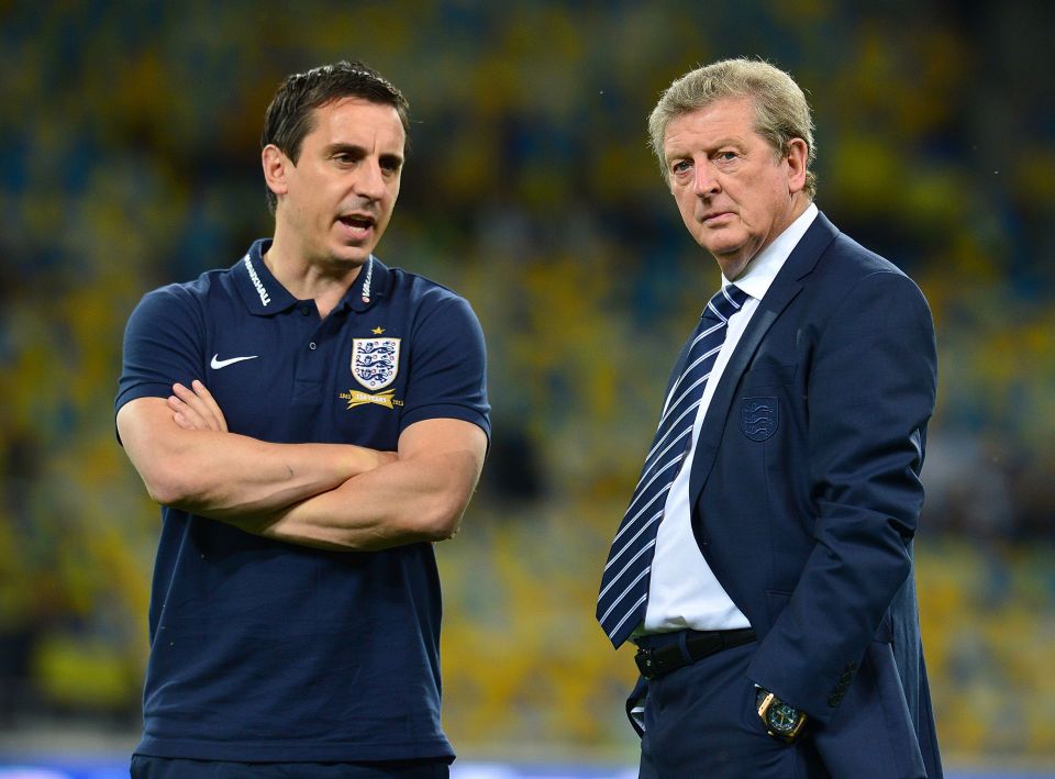 Roy Hodgson and Gary Neville oversaw a last-16 defeat to Iceland