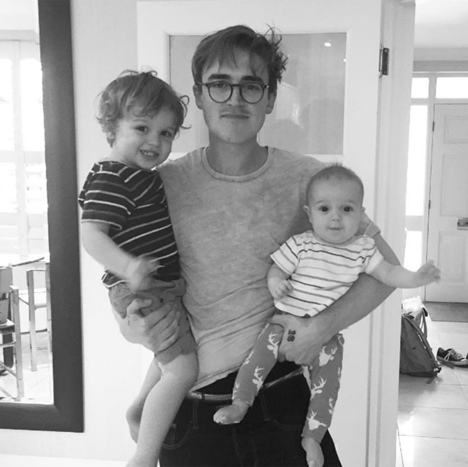 Dad of two Tom is writing a Christmas book, so strong is his love of the holiday 