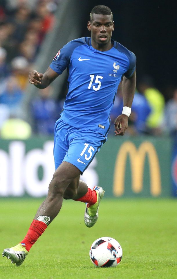 Midfield star Pogba wore the number 15 shirt for France at Euro 2016 and has previously written +5 on the back of his No10 shirt at Juventus 