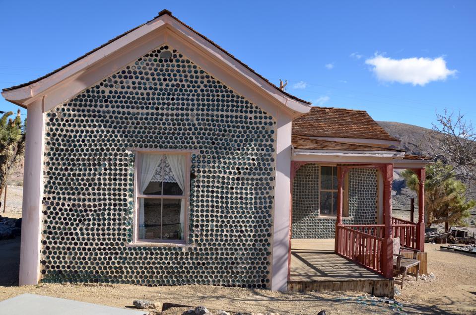A house made partially from empty bottles also still stands today, and only adds to Rhyolite's intrigue 