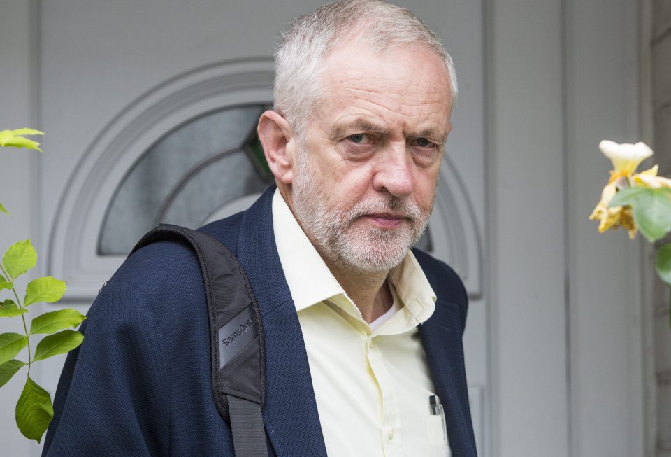 Jeremy Corbyn Leaves Home Amid Threats To The Labour Leadership