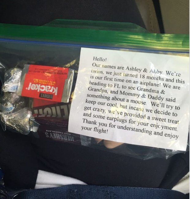 babies on a plane