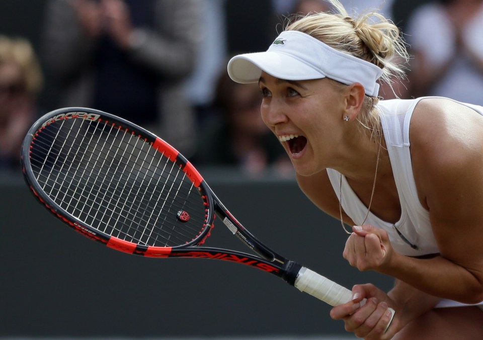 Elena Vesnina joked her Wimbledon semi-final is due to 'the Lendl effect'