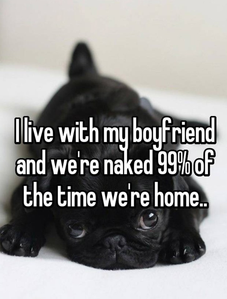 Living together does have its perks