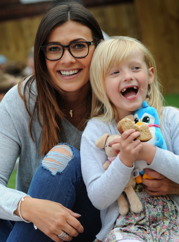 Kym was with their daughter Polly opening a new nursery building
