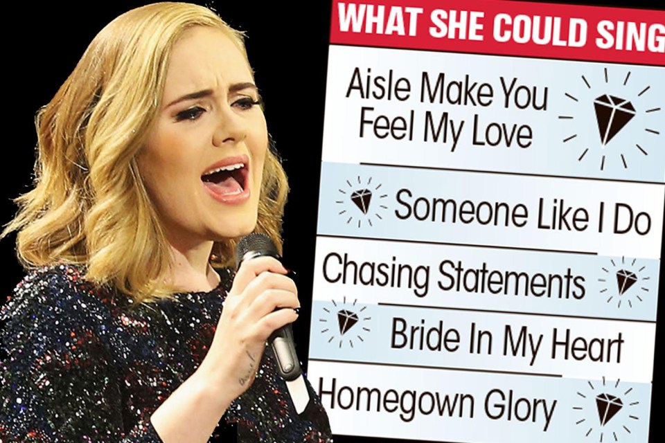 Songs Adele could use to serenade?