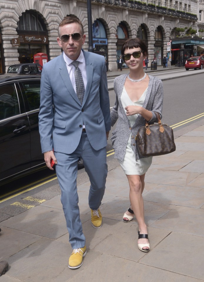 Steve Coogan and Laura Hajek
