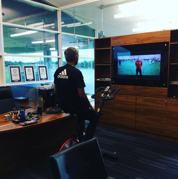 Jose Mourinho has showed off his Manchester United office