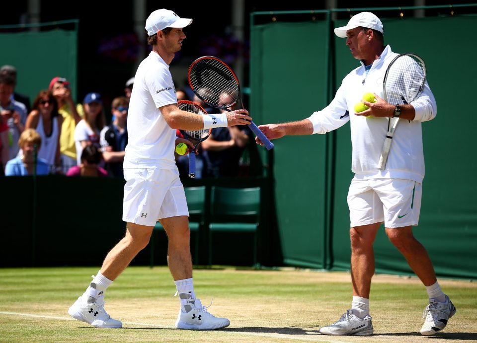 Murray and Lendl show their genial relationship as player and coach ahead of the Wimbledon semi-final against Tomas Berdych