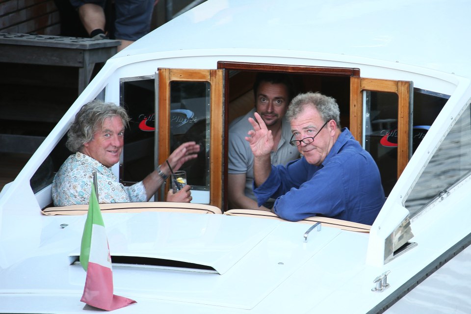 EXC - Jeremy Clarkson and Co stars Filming their new 'Grand Tour' show