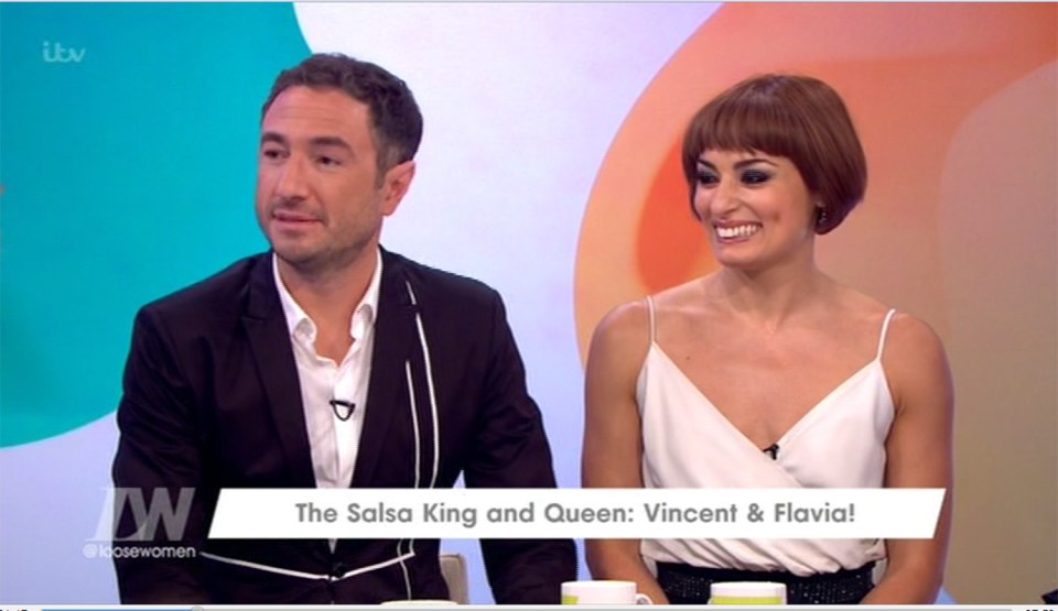 Flavia and Vincent appeared on Loose Women to talk about their tour