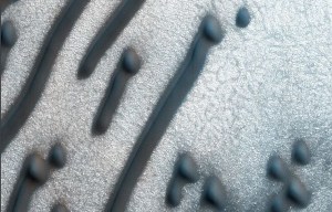 New NASA photos show what appears to be morse code etched into the surface of Mars