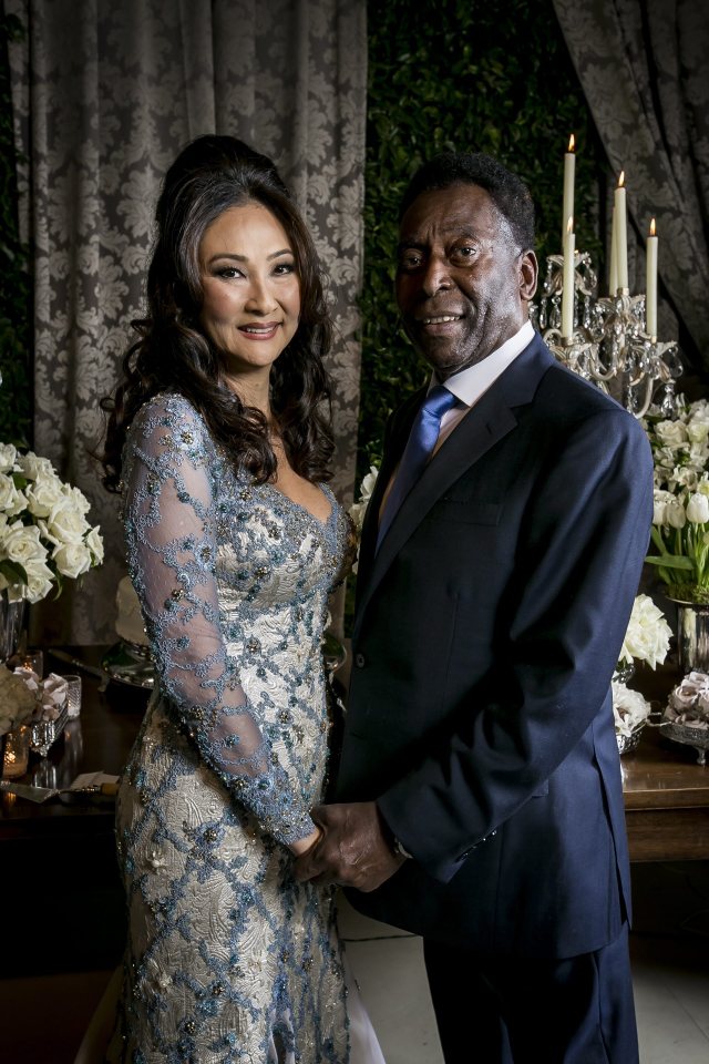 Pele is finally married having been held back due to illness over the years
