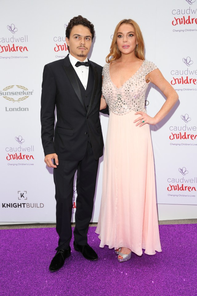 Lindsay Lohan chucked her fiance's phone in the sea after a blazing row