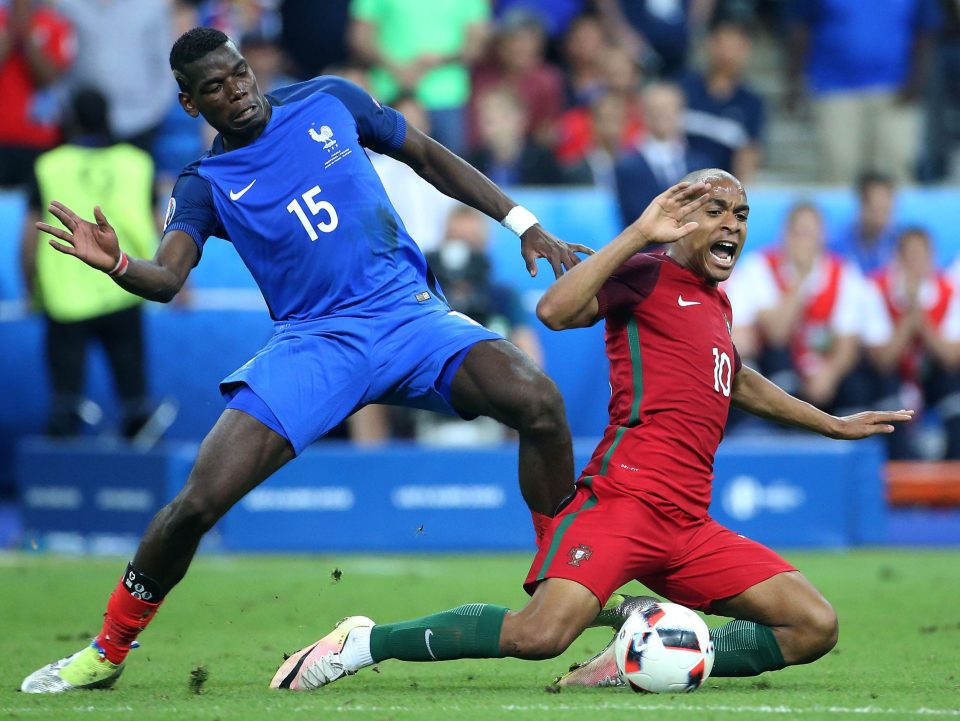 Paul Pogba was part of Frances Euro 2016 side that came runners-up to Portugal