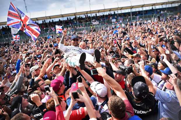 Lewis Hamilton is on cloud nine after British GP win