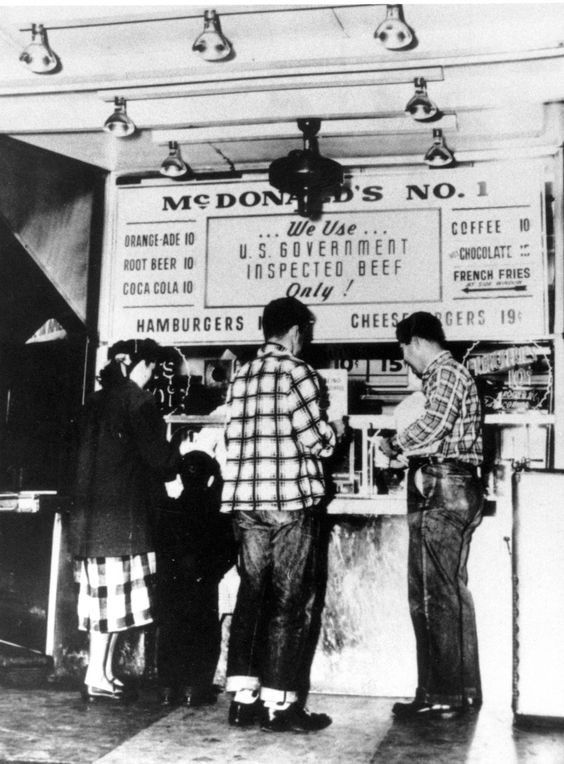 McDonald's started out as a barbecue restaurant, where customers could choose from an extensive menu 