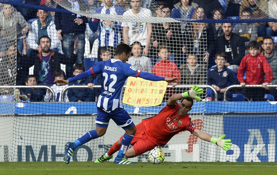 Claudio Bravo joined Barcelona two years ago from Real Sociedad