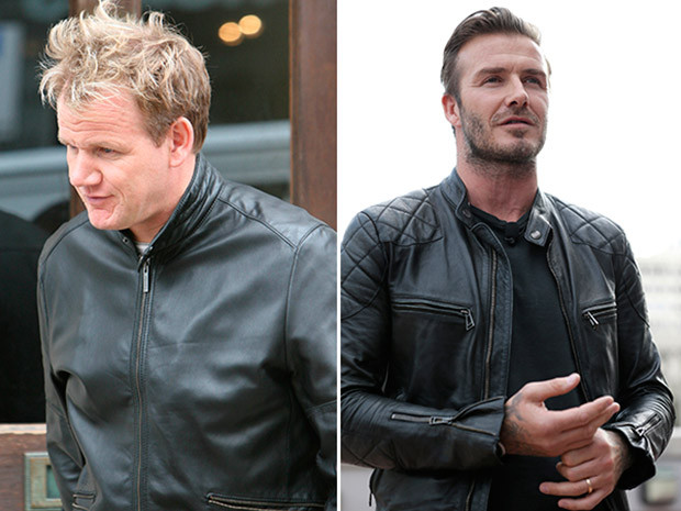 The pair have mirrored each other's style various times over the years of their continued friendship and both British stars are fond of classic leather jackets