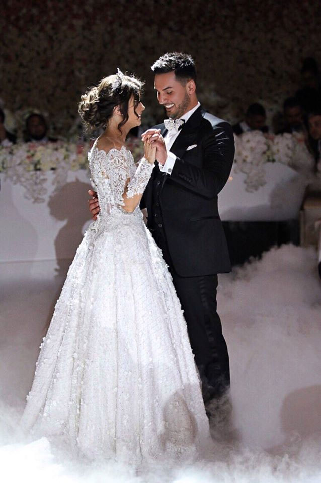 The couple got wed in a lavish ceremony last year