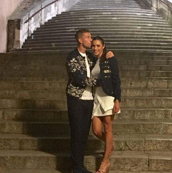 Sergio Ramos and Pilar Rubio