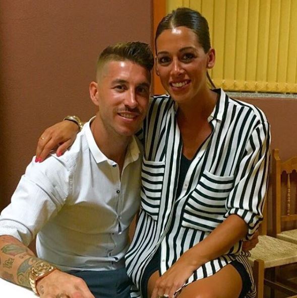Sergio Ramos and Pilar Rubio