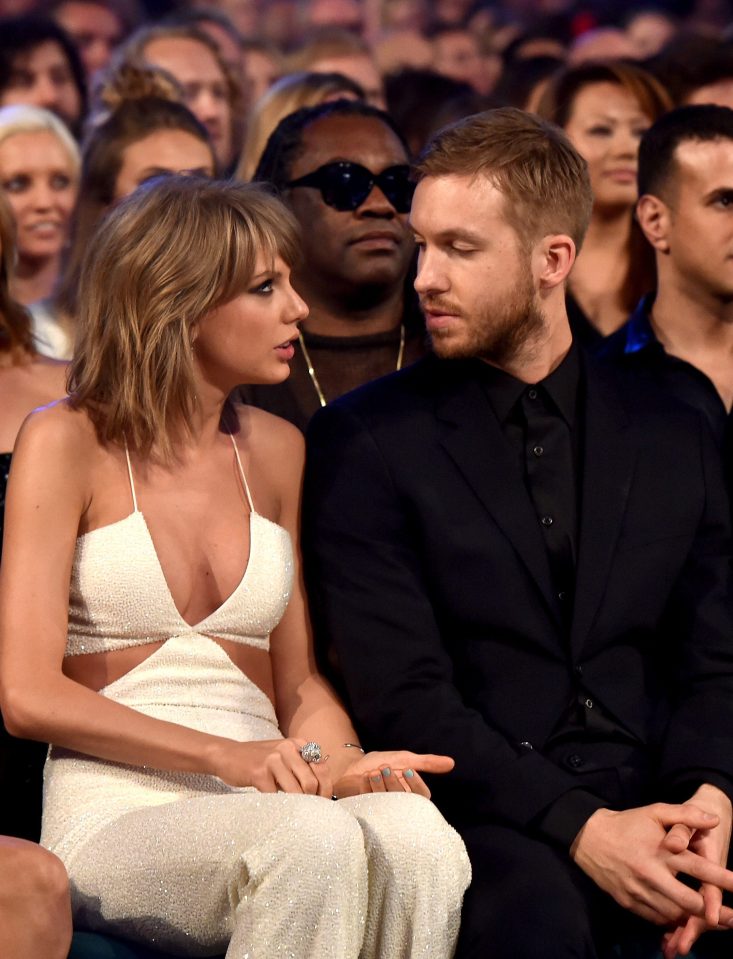Calvin and Taylor dated for just over a year - until she dumped him and immediately took up with Tom Hiddleston 