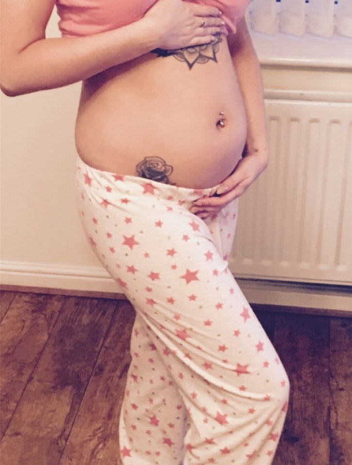 Steph, 23, has proudly shared snaps of her baby bump with her fans