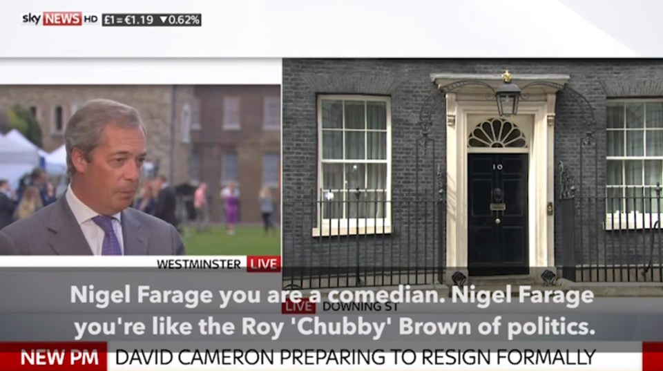 Nigel farage heckled
