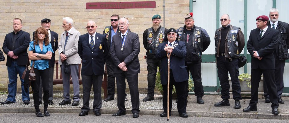 The 96-year-old's family had appealed for locals to come out and pay their respects to the great-grandfather