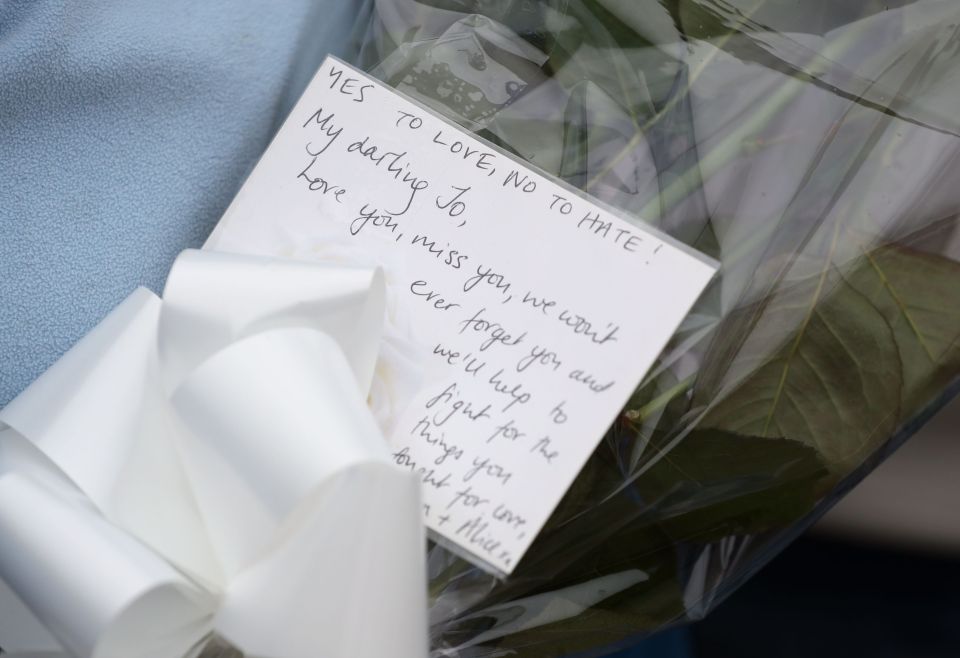 A floral tribute left in Batley as the people she worked for say thank you to her life in public service