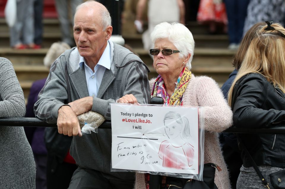 Mourners in Batley, West Yorkshire, ahead of the funeral of Labour MP Jo Cox